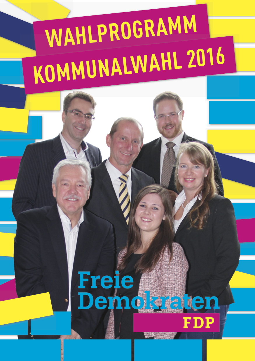 Titelseite des Wahlprogramms 2016-2021